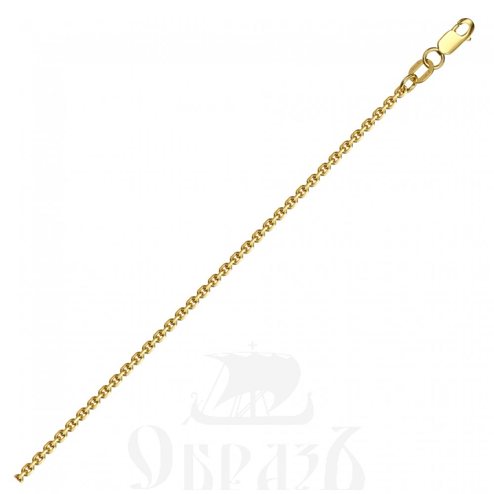 цепь плетение "кобра" золото 750 пробы (арт. нц 11-053 d0,60)